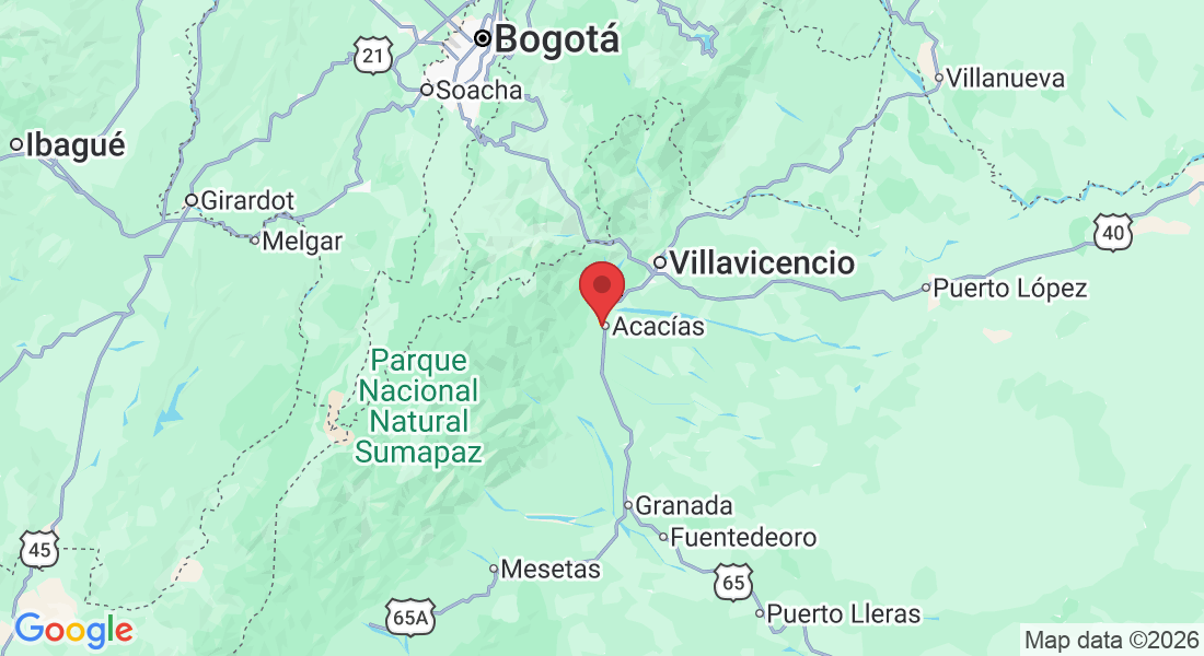 Cra. 31 #13-0, Acacías, Meta, Colombia