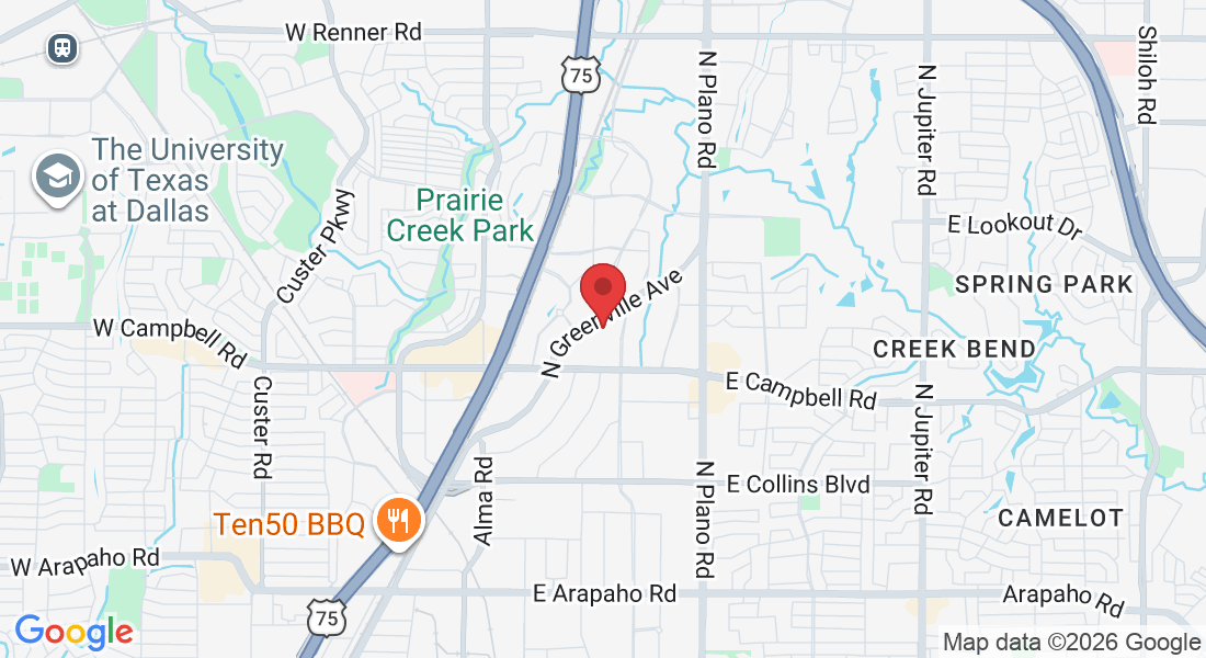 2100 N Greenville Ave, Richardson, TX 75082, USA