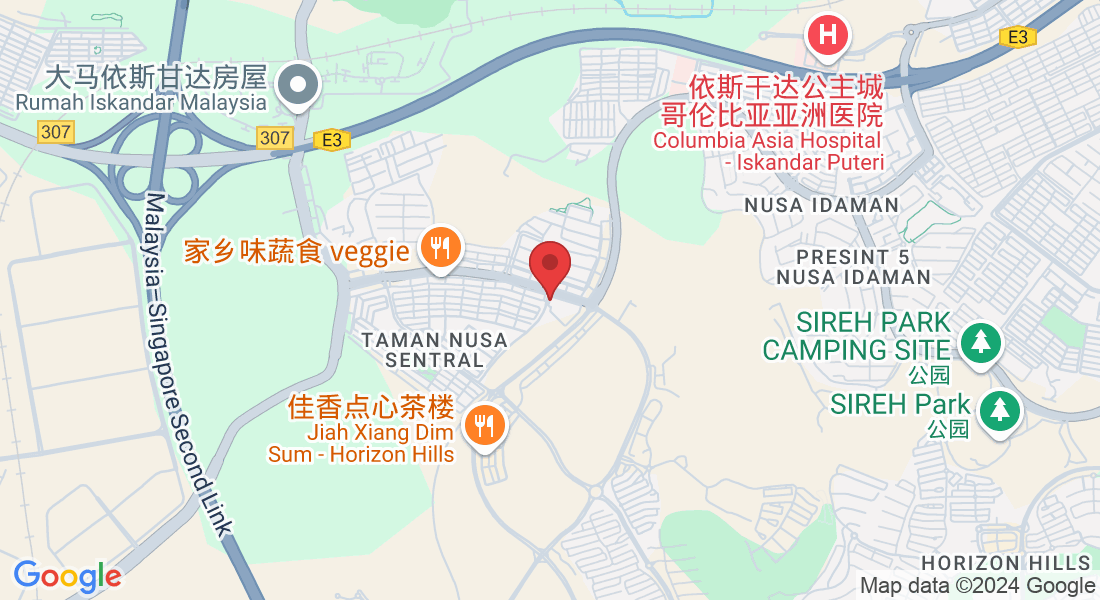189, Jln Sentral 21, Taman Nusa Sentral, 79100 Iskandar Puteri, Johor, Malaysia