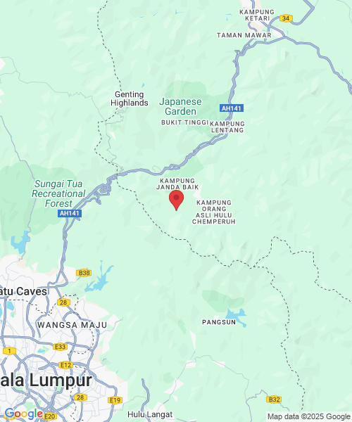 Lot A848, Kampong, Kampung Janda Baik, 28750 Bentong, Pahang, Malaysia
