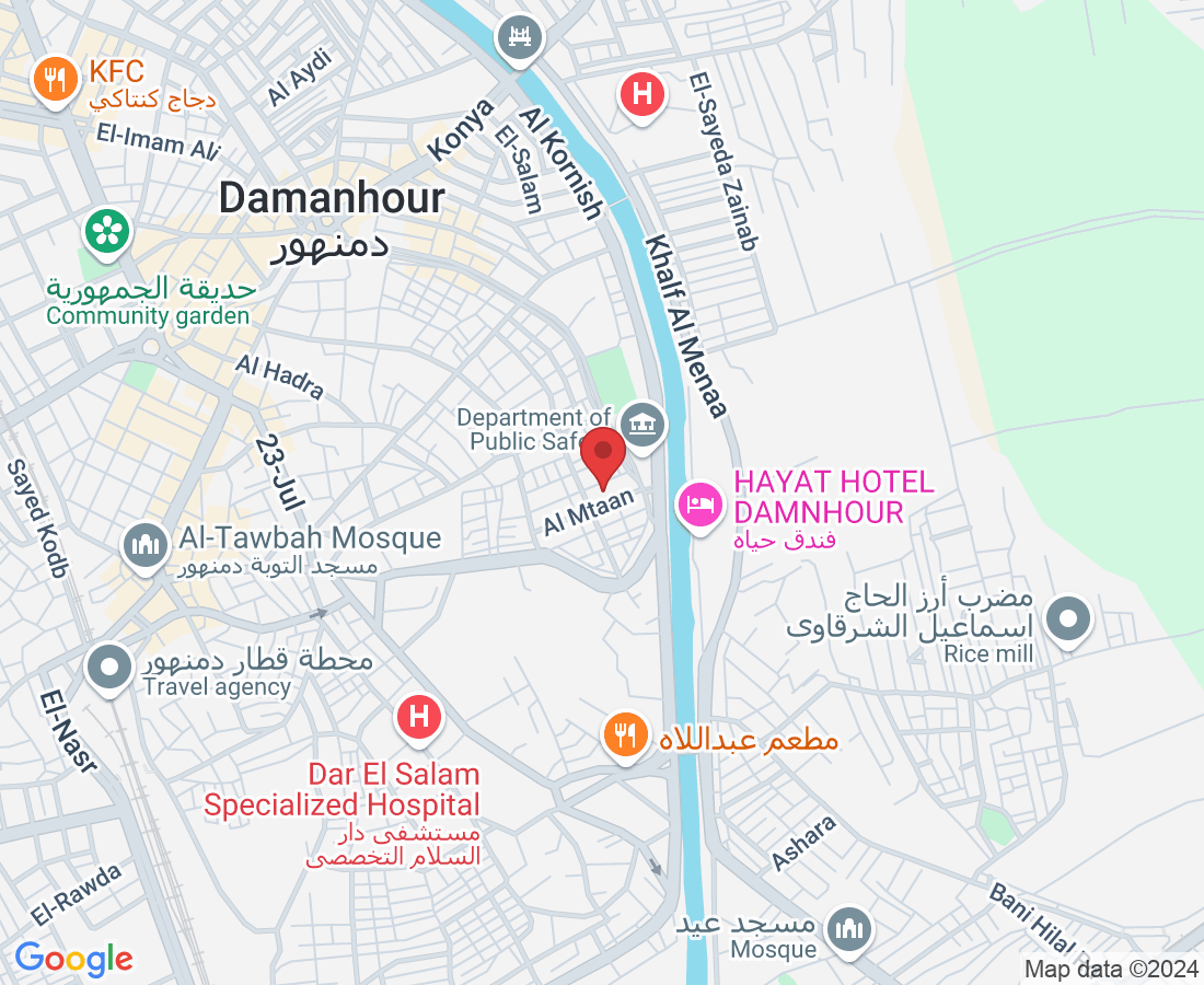 79 Elgeesh St., طاموس، قسم دمنهور، محافظة البحيرة 22111, Égypte