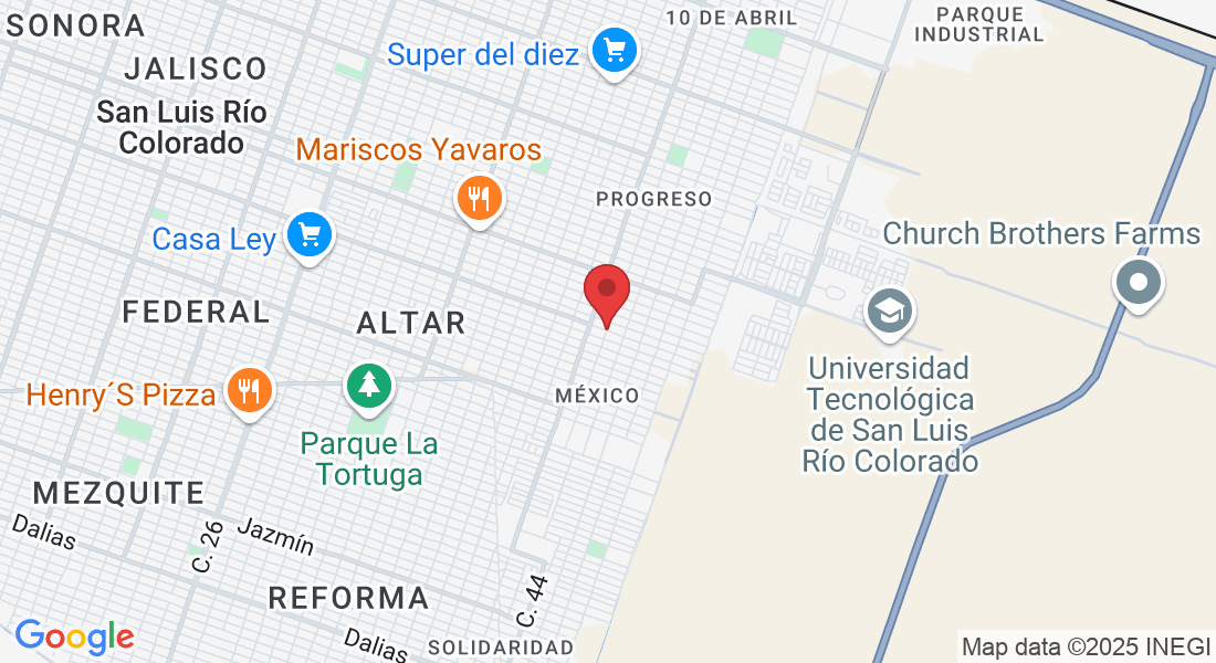 Av. Quintana Roo & C. 43, Progreso, 83458 San Luis Río Colorado, Son., Mexico