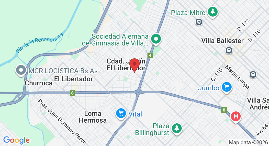 Av. Eva Perón 6438, B1657 Cdad. Jardín El Libertador, Provincia de Buenos Aires, Argentina