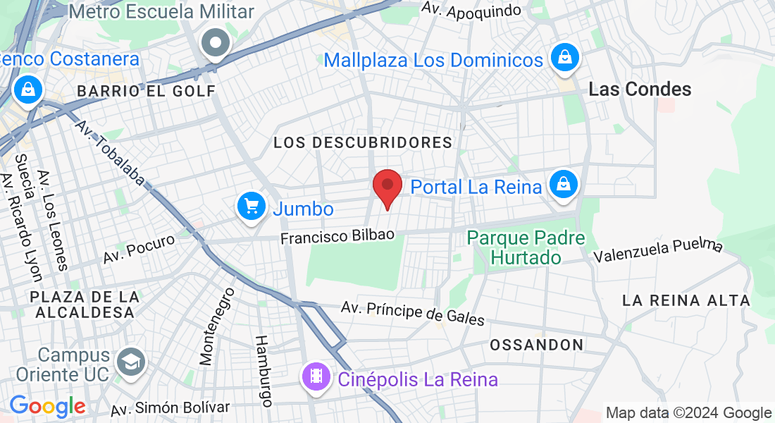 El Toqui 1849, 7571345 Las Condes, Región Metropolitana, Chile