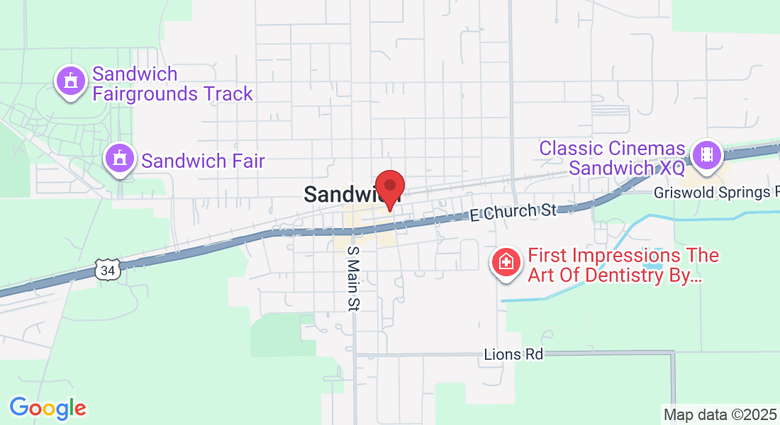 140 E Railroad St, Sandwich, IL 60548, USA