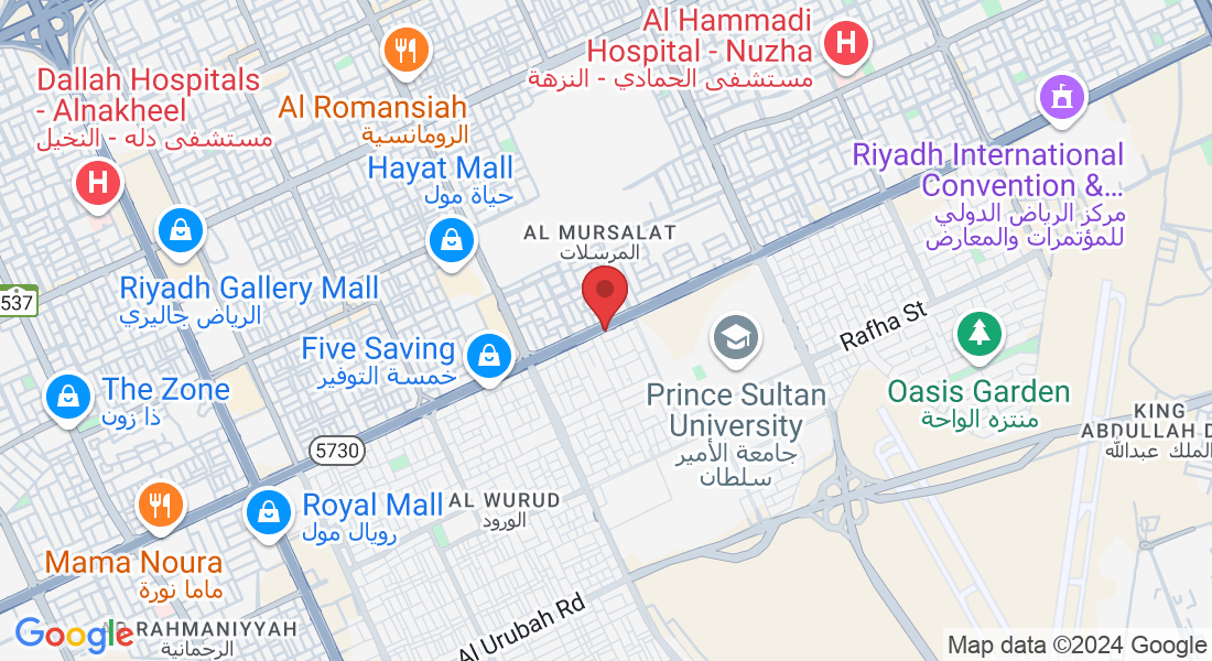 King Abdullah street, King salman district, حي الملك سلمان، Loro clinic, الرياض 12434, Saudi Arabia