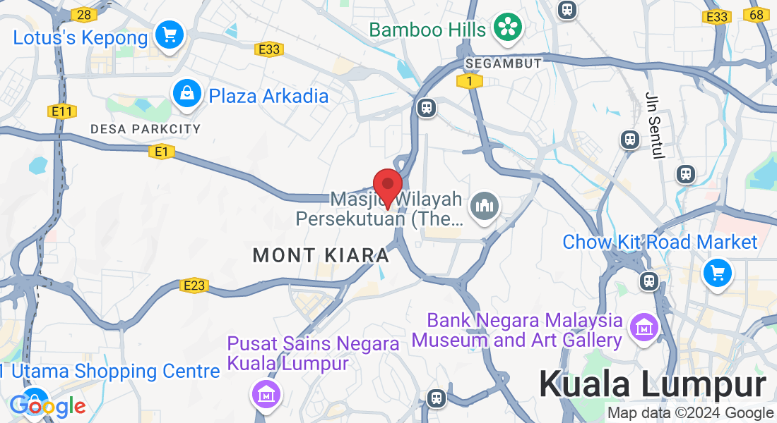 Jln Duta Kiara, Solaris Mont Kiara, 50480 Kuala Lumpur, Wilayah Persekutuan Kuala Lumpur, Malaysia