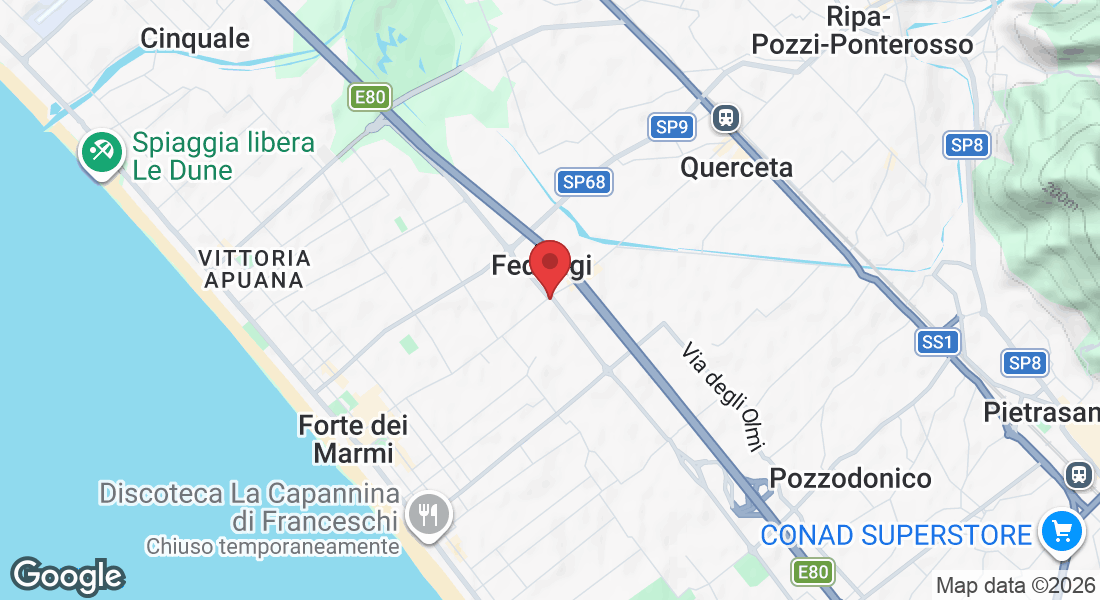 Via Provinciale, 70, 55042 Forte dei Marmi LU, Italia