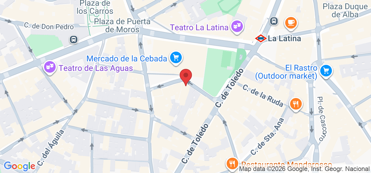 C. de la Cebada, 12, Centro, 28005 Madrid, España