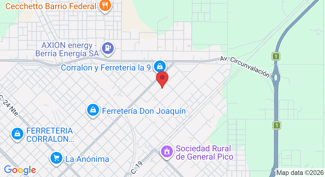 C. 11 2531, L6360 Gral. Pico, La Pampa, Argentina