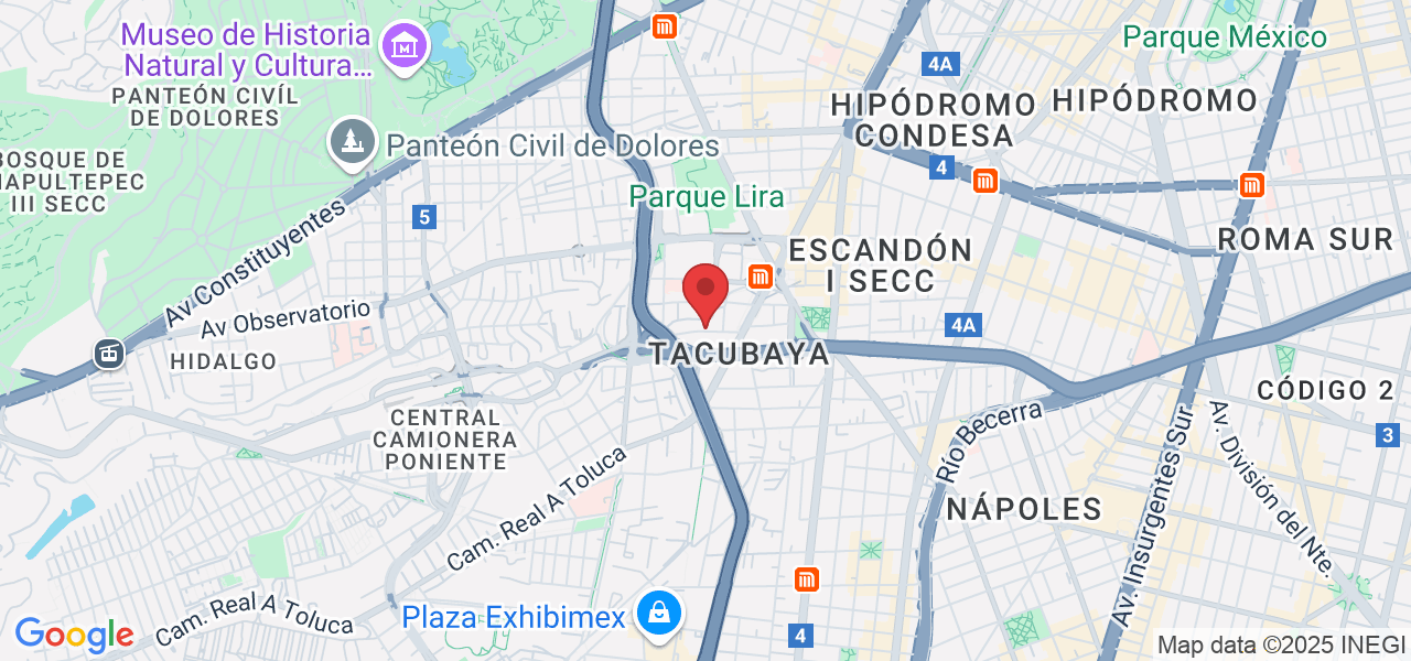 Cjon. Tordo 22, Tacubaya, Miguel Hidalgo, 11870 Ciudad de México, CDMX, México