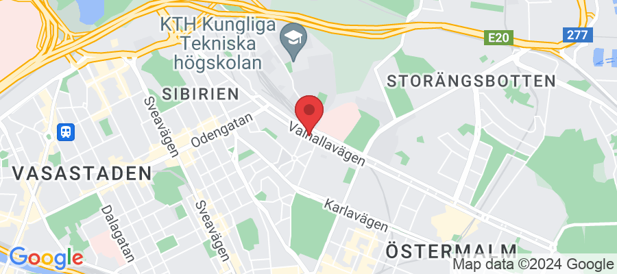 Valhallavägen 80, 114 27 Stockholm, Sverige