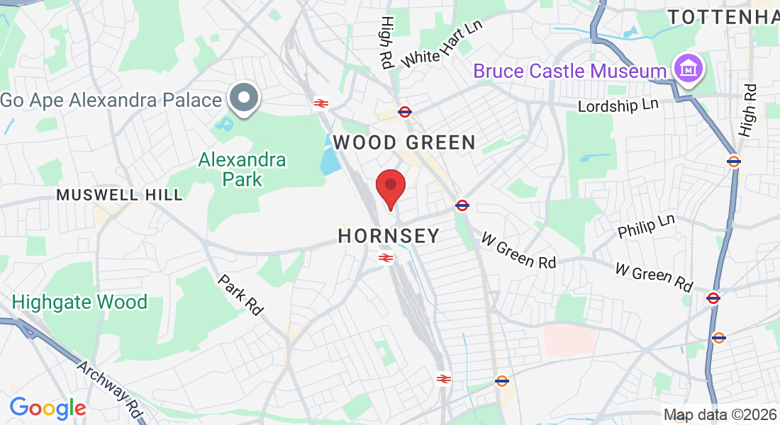 North, 50A Clarendon Rd, London N8 0DJ, UK