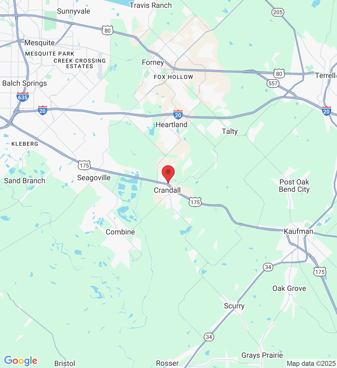 1101 US-175, Crandall, TX 75114, USA