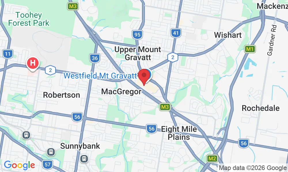 Westfield Shopping Centre, Shop MM16 Kessels Rd, Upper Mount Gravatt QLD 4122, Australia
