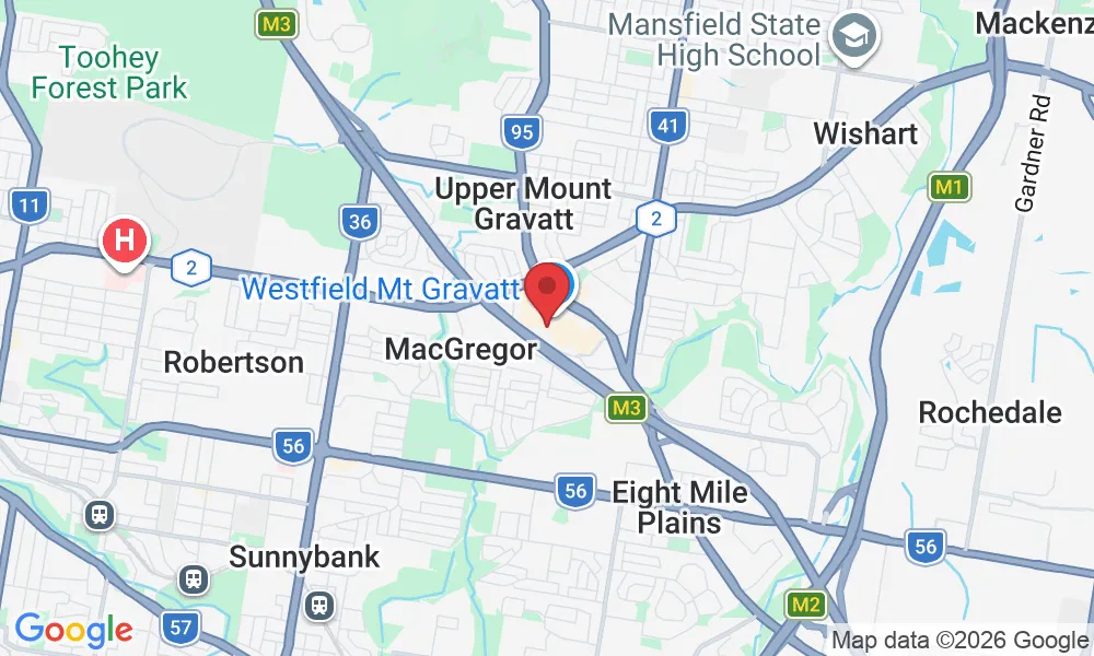 Westfield Shopping Centre, Shop MM16 Kessels Rd, Upper Mount Gravatt QLD 4122, Australia