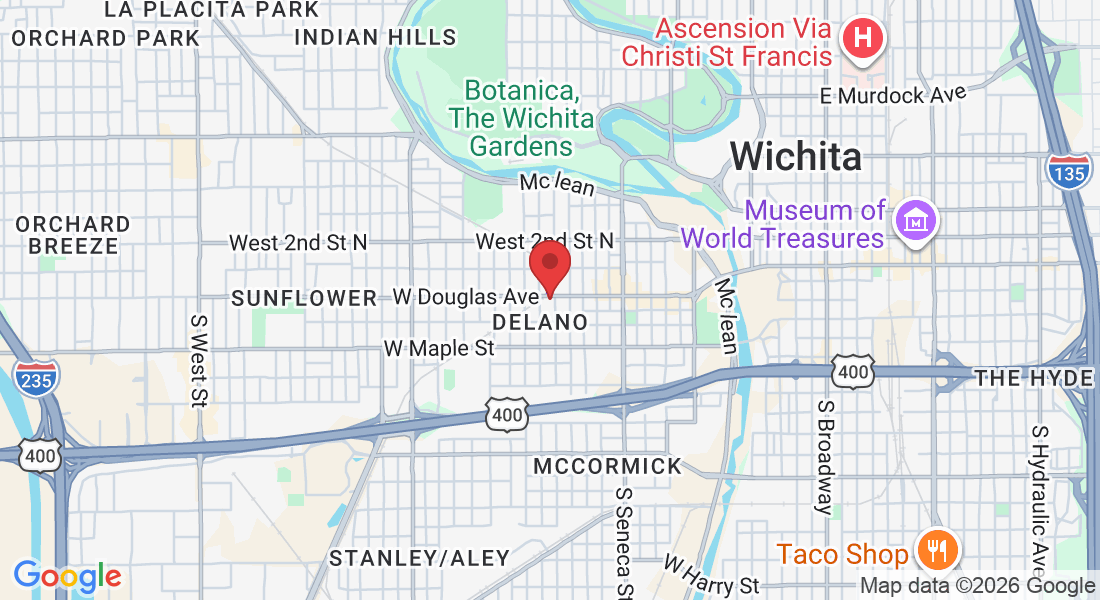 1601 W Douglas Ave, Wichita, KS 67213, USA