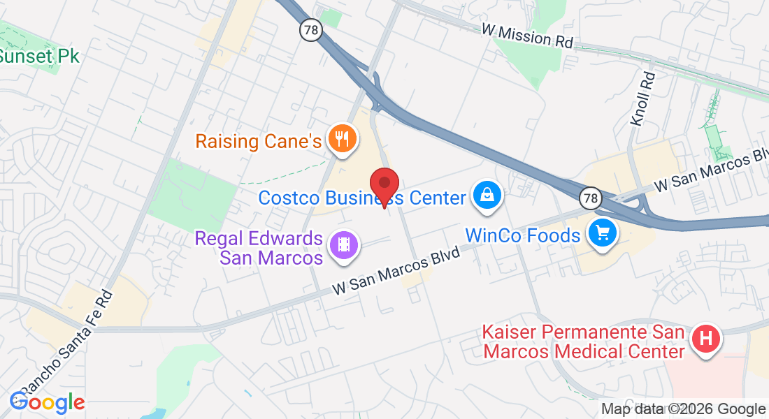 1125 Linda Vista Dr ste 102, San Marcos, CA 92078, USA