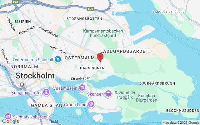 Oxenstiernsgatan 25, 115 27 Stockholm, Sweden