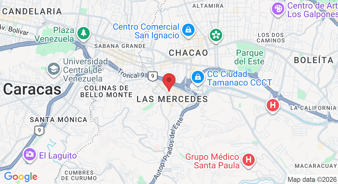 F4MQ+763, C. París, Caracas 1080, Miranda, Venezuela