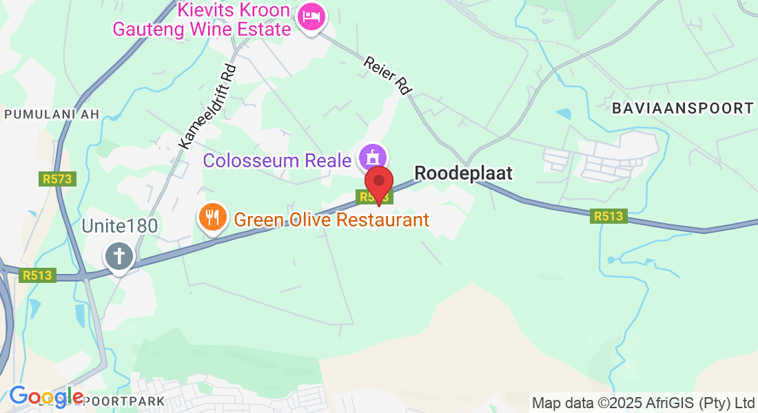 88CH+VHM, Roodeplaat, South Africa