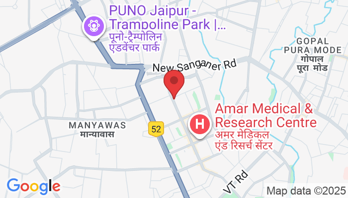 10/523, Madhyam Marg, opp. K L Saini Stadium, Kaveri Path, Mansarovar Sector 1, Mansarovar, Jaipur, Rajasthan 302020, India