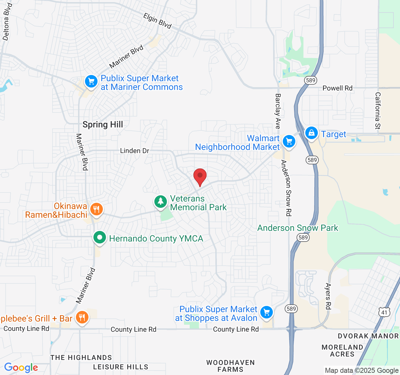 13101 Spring Hill Dr, Spring Hill, FL 34609, USA