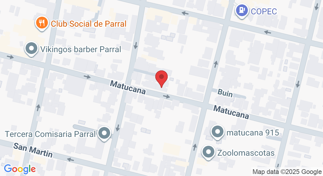 Matucana 857, 3630387 Parral, Maule, Chile