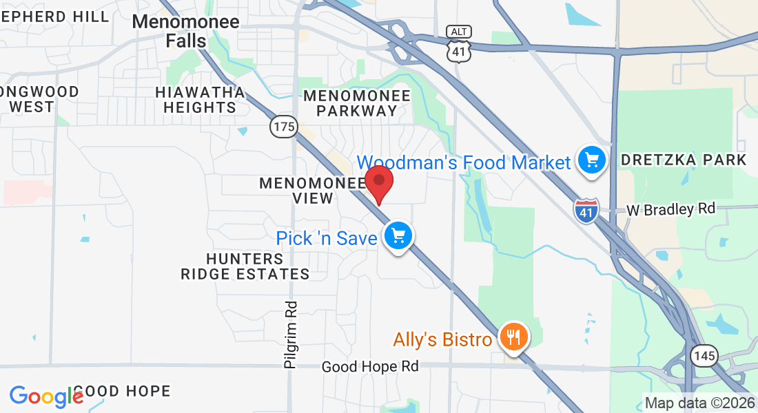 N79 W14756 Appleton Ave, Menomonee Falls, WI 53051, USA