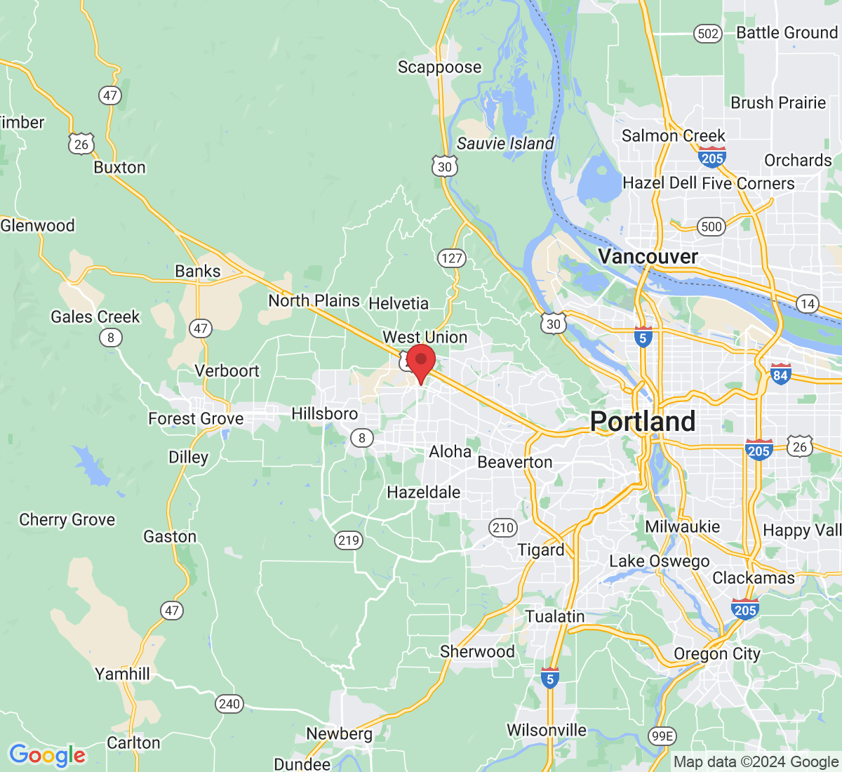 7980 NE Cornell Rd, Hillsboro, OR 97124, USA