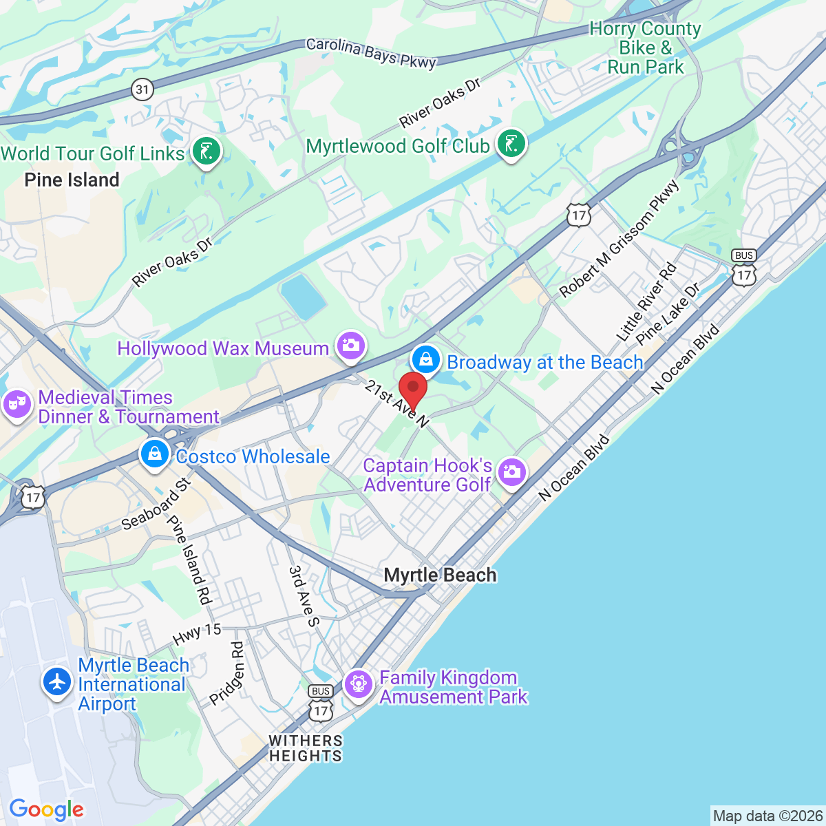 21st Ave N, Myrtle Beach, SC 29577, USA