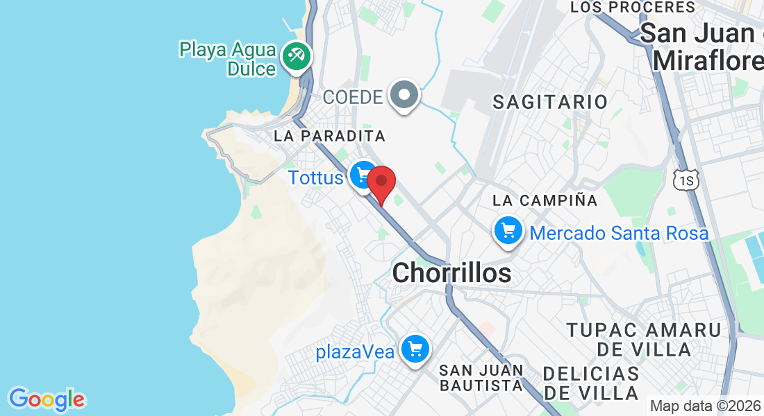Av. Prol. Huaylas 1625, Chorrillos 15064, Perú
