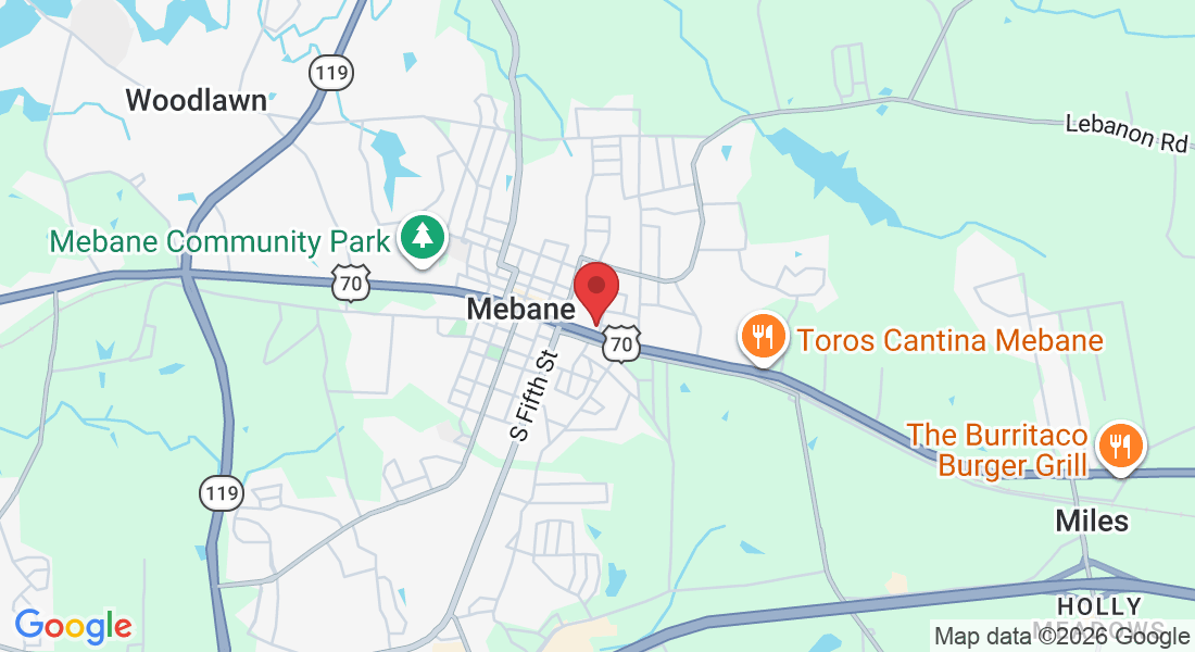 107 N 7th St, Mebane, NC 27302, USA