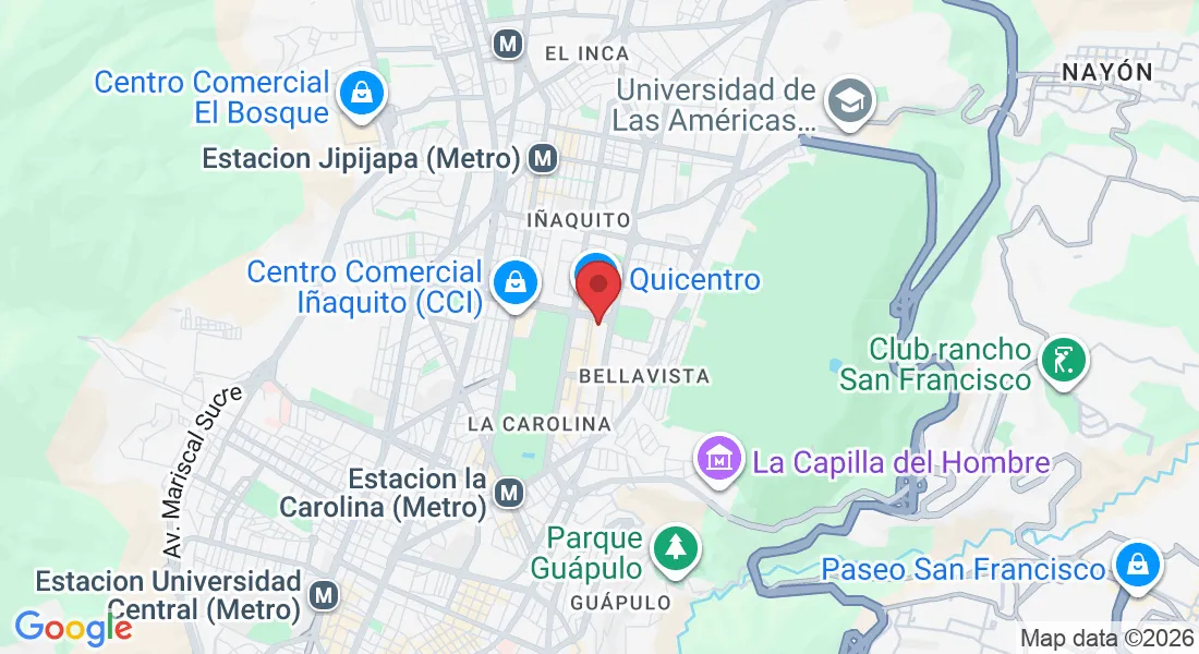 Av. República de El Salvador y Av. Naciones Unidas, 170122 Quito, Ecuador