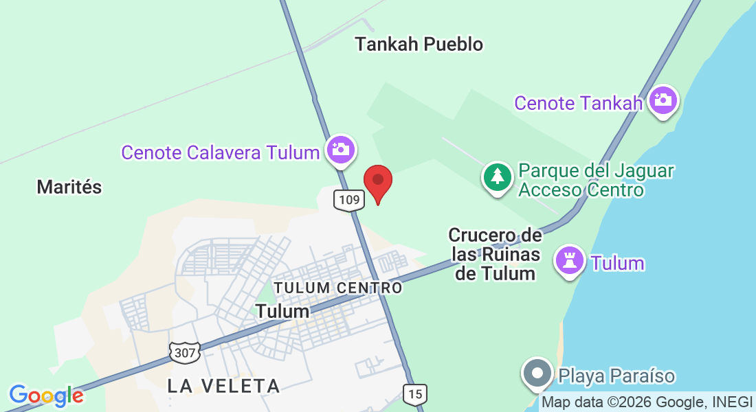 Av. Coba Supermanzana Sanam, 77760 Tulum, Q.R., México