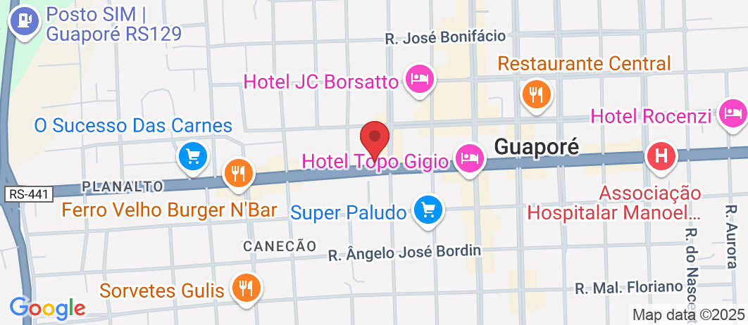 Av. Silvio Sanson, 1099 - sala 1303 - Centro, Guaporé - RS, 99200-000, Brasil