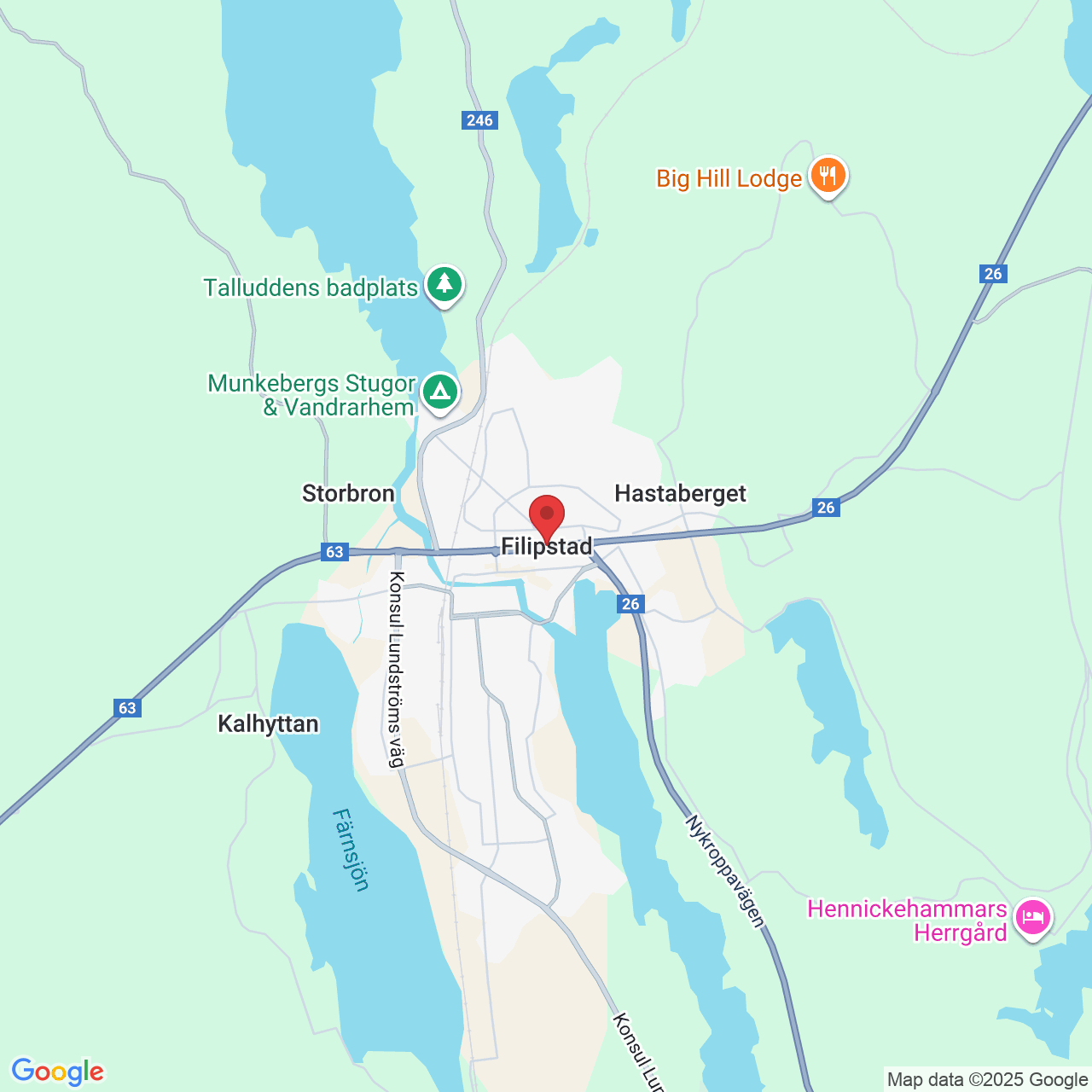 Filipstad, Sverige