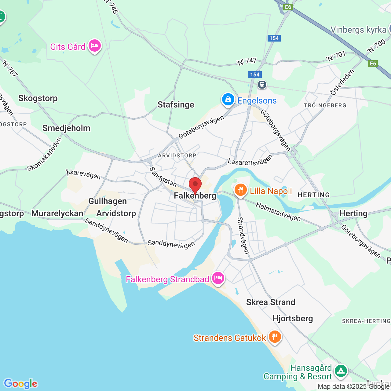 Falkenberg, Sverige