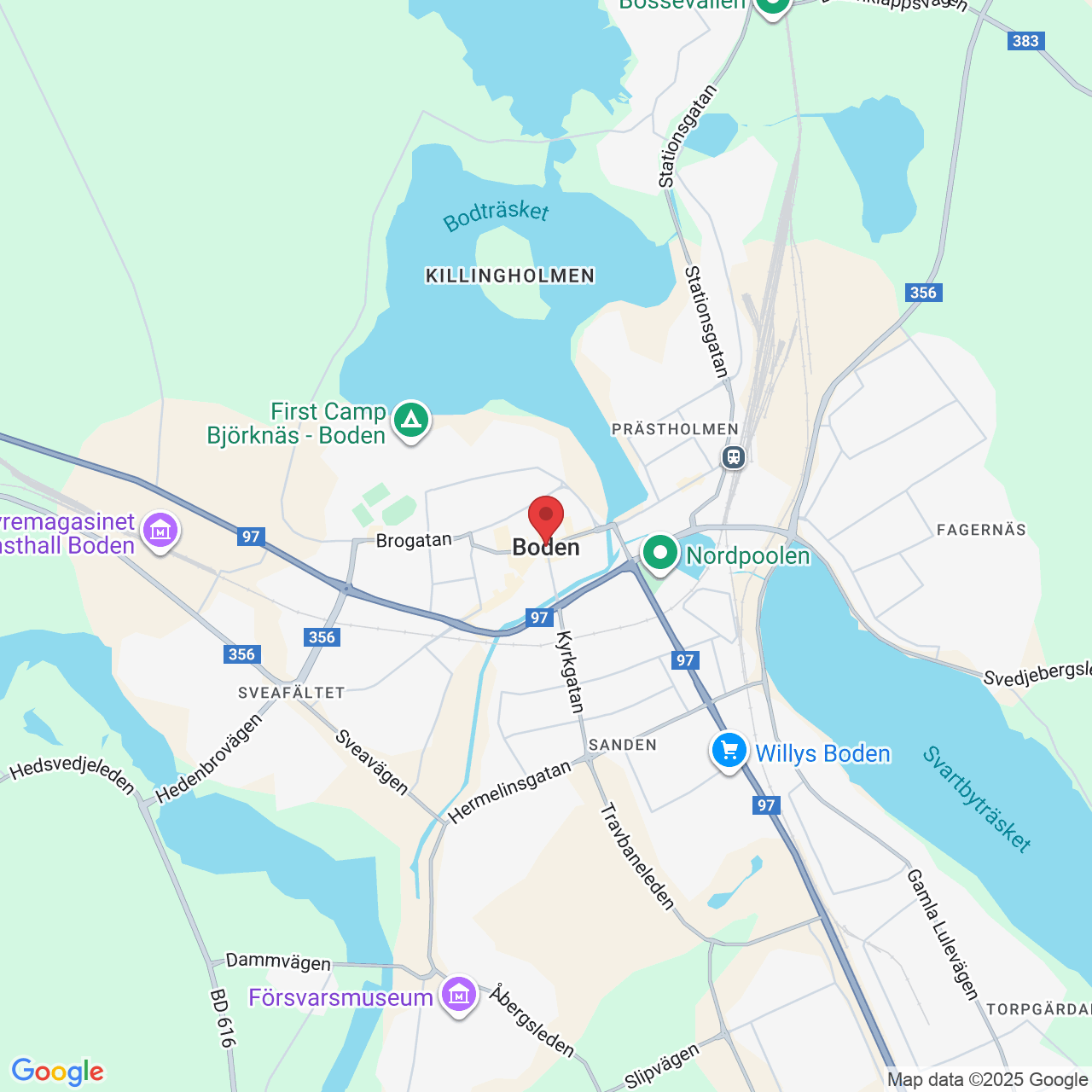 Boden, Sverige