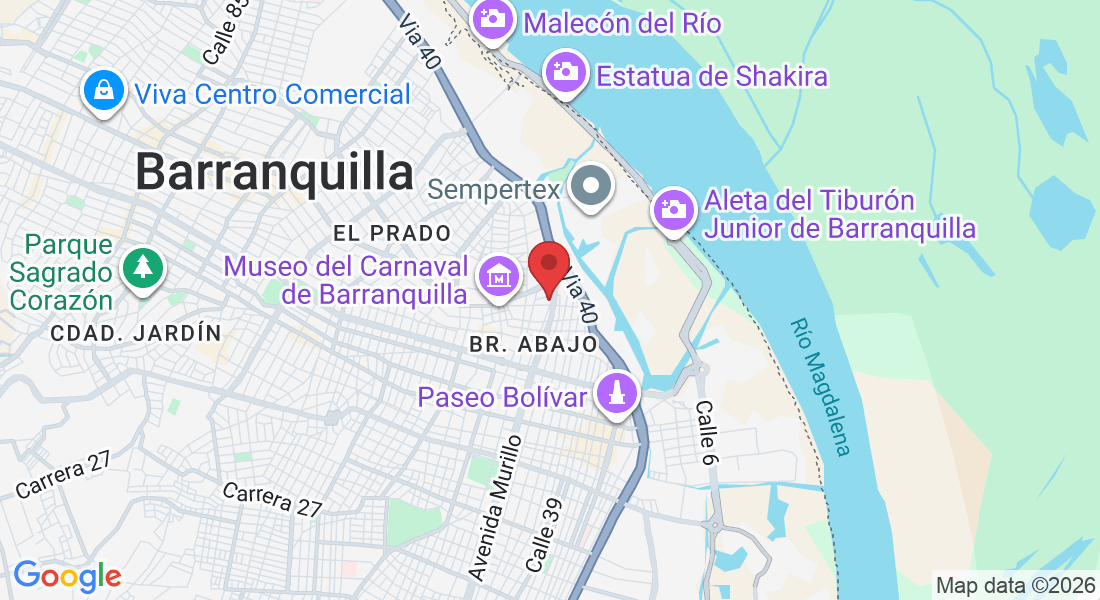 Cl. 46 # 53-51, Nte. Centro Historico, Barranquilla, Atlántico, Colombia