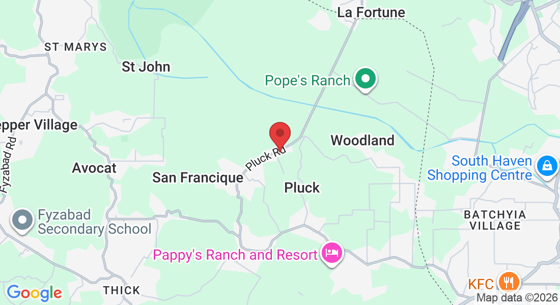 5GR3+V7, Pluck, Trinidad and Tobago