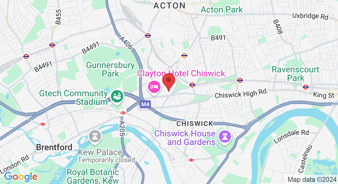 566 Chiswick High Rd., Chiswick, London W4 5YA, UK