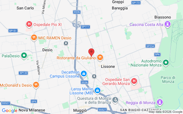 Via Volturno, 39, 20851 Lissone MB, Italia