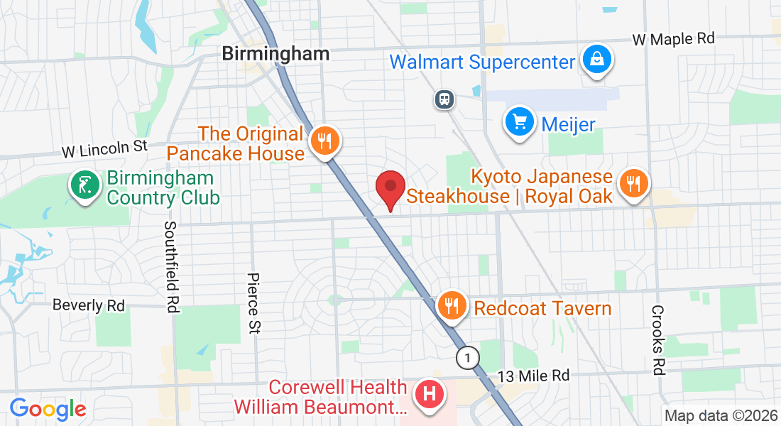 1775 E 14 Mile Rd, Birmingham, MI 48009, USA