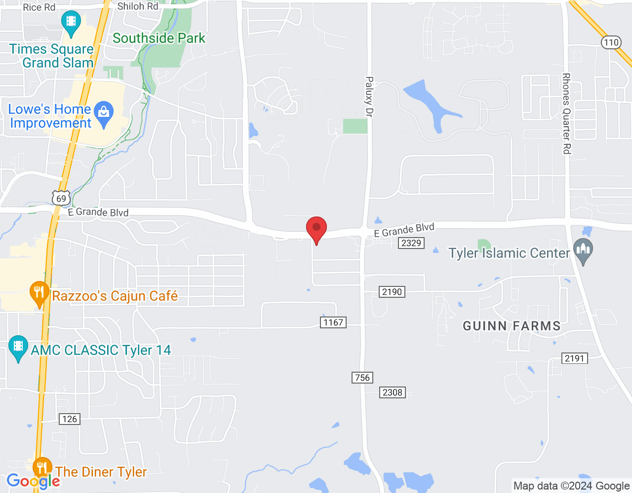1505 E Grande Blvd, Tyler, TX 75703, USA