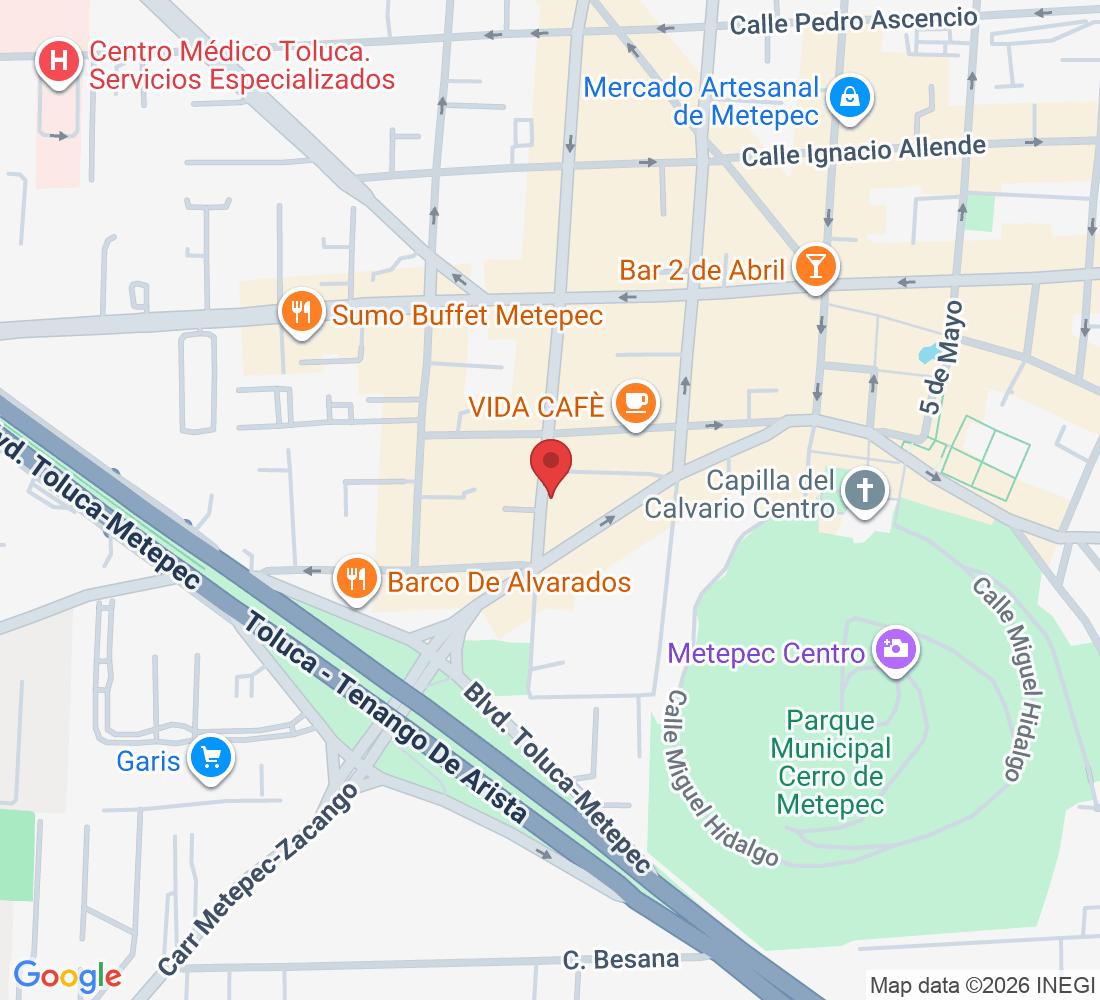 Av. Ignacio Comonfort 64, Espiritu Santo, 52140 Metepec, Méx., México
