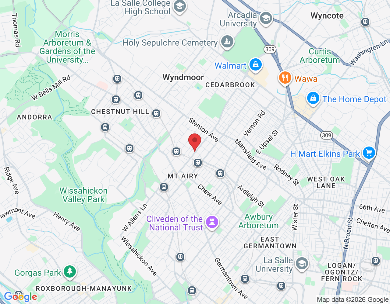 345 E Mt Airy Ave, Philadelphia, PA 19119, USA