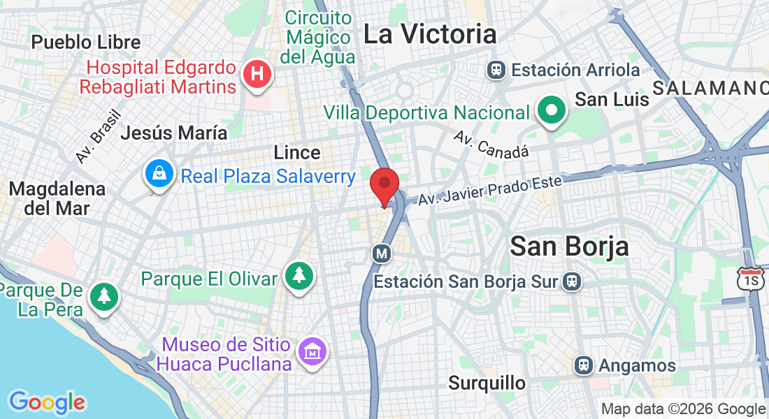 Av. las Begonias 450, San Isidro 00027, Peru
