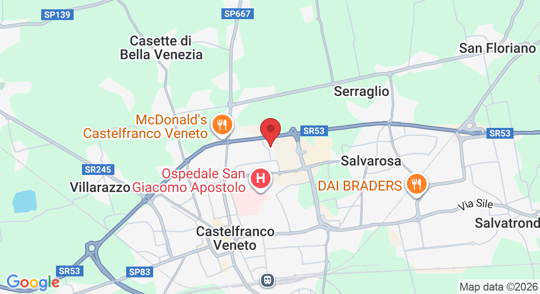 Via dei Faggi, 16, 31033 Castelfranco Veneto TV, Italia