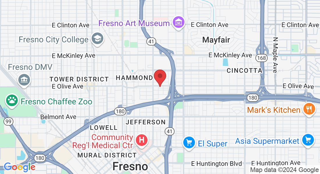 2624 E Olive Ave, Fresno, CA 93701, USA